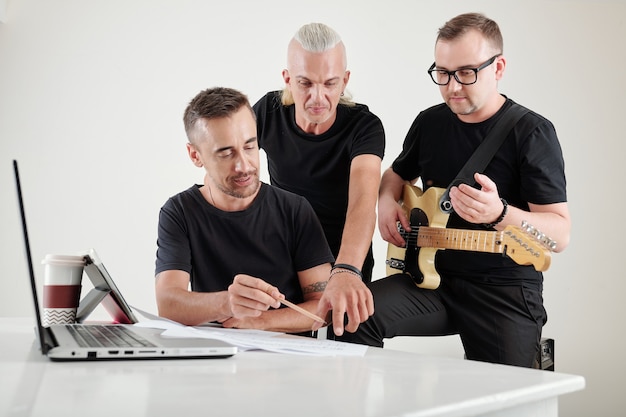 musicians working new song 274689 14116